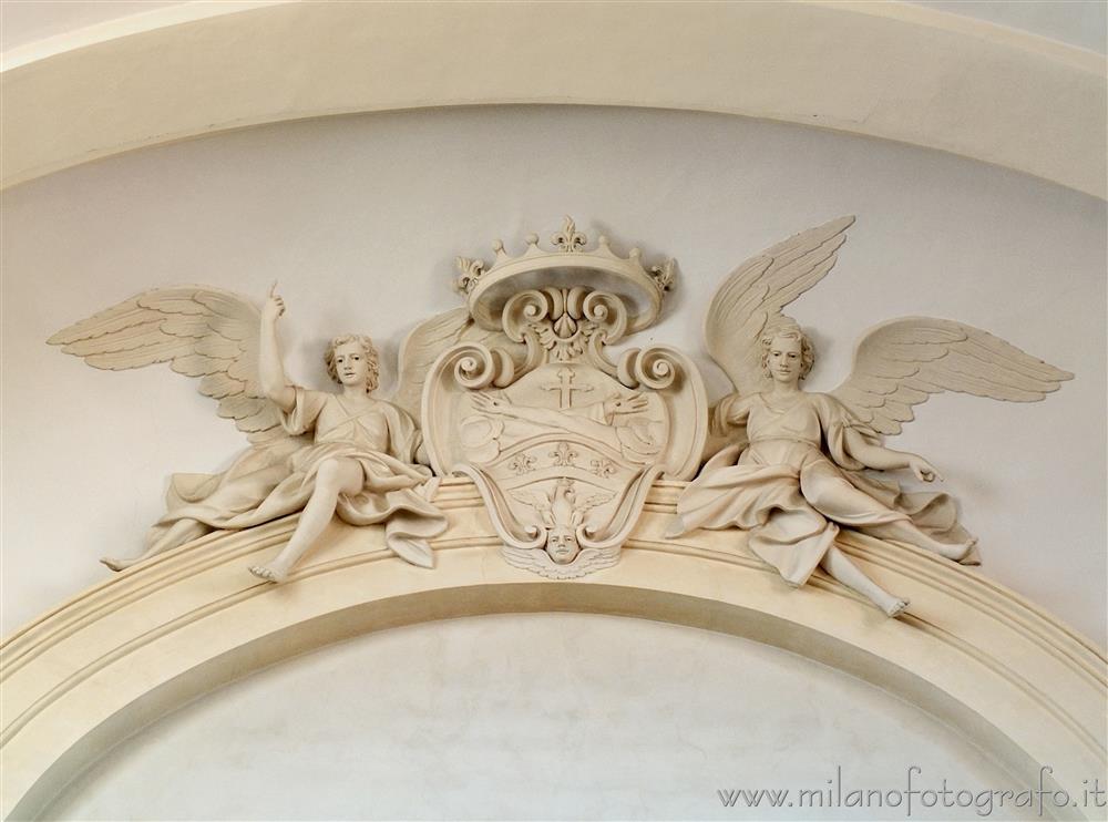 Rimini (Italy) - Statues of angels in the Church of St. Bernardino
